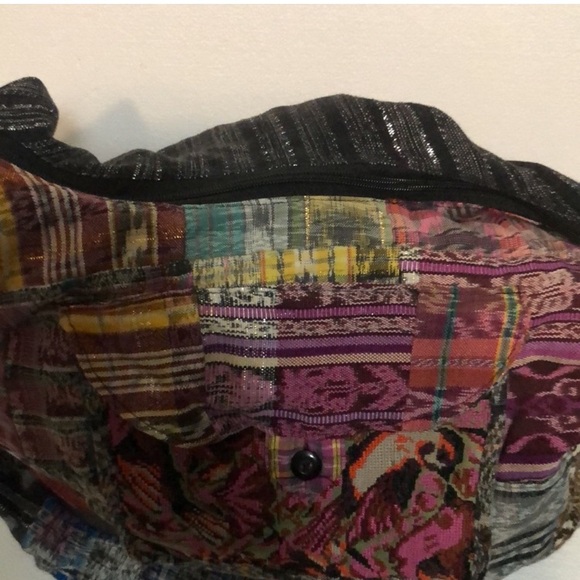 Patchwork Boho Multicolor Crossbody Bag - Picture 3 of 6